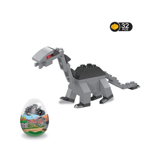 Bloques de Construcción Dinosaurio Jurásico con Huevo Giratorio - Image 5