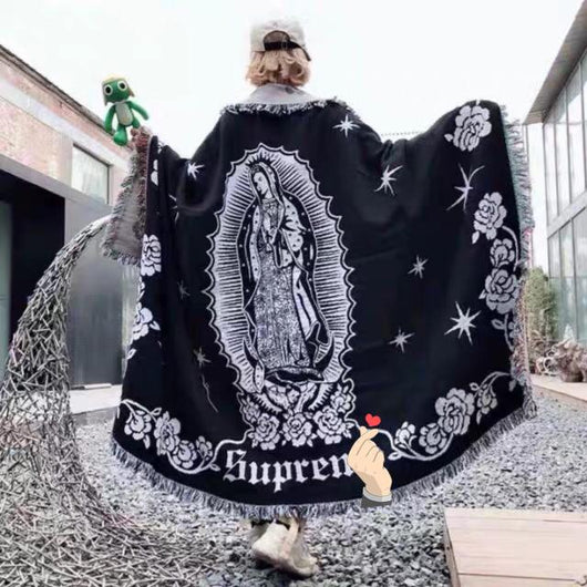 Manta de Lino Grueso Virgen María