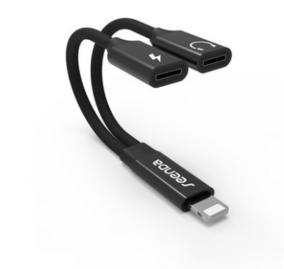 Divisor Adaptador de Auriculares con Puerto de Datos