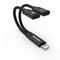 Divisor Adaptador de Auriculares con Puerto de Datos