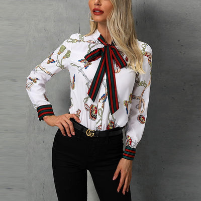Camisa Slim Fit con Moño Integrado - Image 4