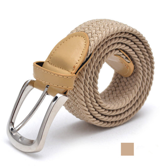 Cinturón Elástico Trenzado Unisex - Correa Extensible de Lona - Image 12