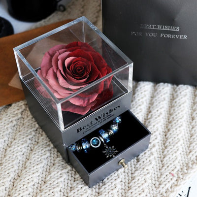 Caja de Joyero con Rosa Eterna - Regalo Perfecto para Amor y Ocasiones Especiales - Image 38