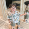 Camisa Floral Elegante para Niño