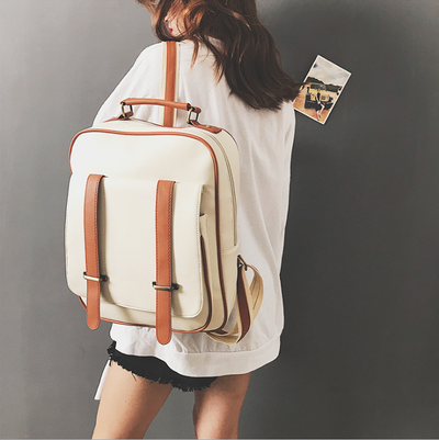 Bolso de Hombro Vintage Británico de Cuero Suave - Estilo Universitario Gran Capacidad - Image 11