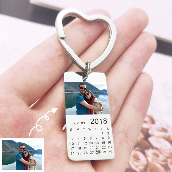 Llavero Calendario Personalizado con Fecha Especial