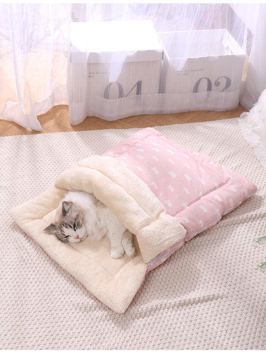 Cama Térmica Plegable para Gatos y Perros con Colchoneta Desmontable - Image 9