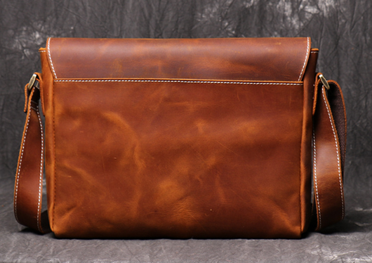 Bolso Bandolera Vintage Artesanal para Hombre - Image 4