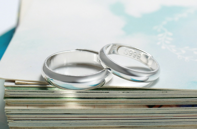 Anillo de Plata Liso y Brillante para Hombre - Image 9