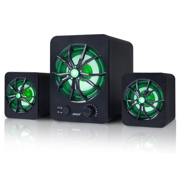 Parlante Portátil Mini con Luces LED Multicolor para Teléfono