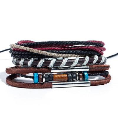 Pulsera Étnica Artesanal Multicapa