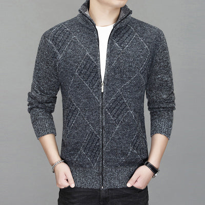 Cardigan Tejido para Hombre con Cashmere y Forro Térmico - Image 11