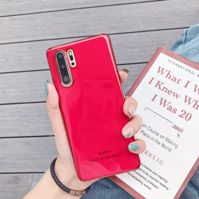 Funda de Silicona TPU Premium con Acabado Chapado para Huawei - Image 7
