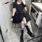 Vestido Gothic Sweet con Volantes y Cordones