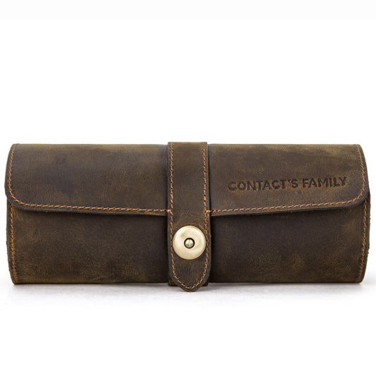Bolsa Multifuncional de Cuero para Relojes