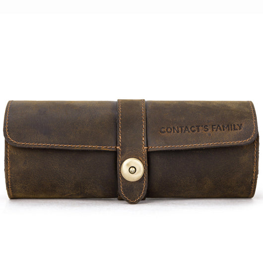 Bolsa Multifuncional de Cuero para Relojes