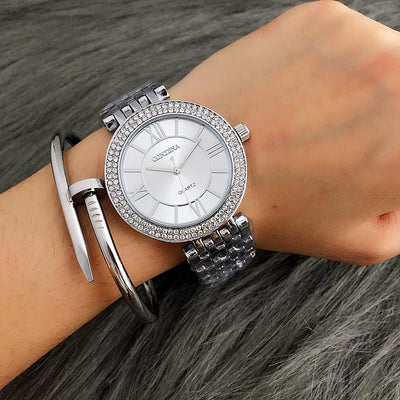 Reloj de Diseño Romano Elegante con Cristal de Lujo - Image 15