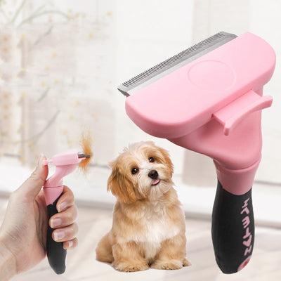 Cepillo Flotante para Perros y Gatos - Deslanador Profesional