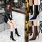 Botas Cortas de Tacón Alto Puntiagudo para Mujer - Diseño Sexy Nocturno