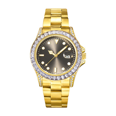 Reloj de Acero Inoxidable para Hombre con Diamantes y Esfera Luminosa - Image 14