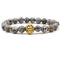 Golden lion bracelet Agate