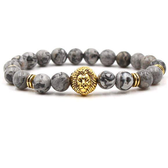 Pulsera Dorada León