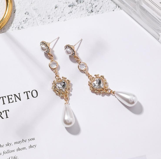 Pendientes Gota de Perla en Oro