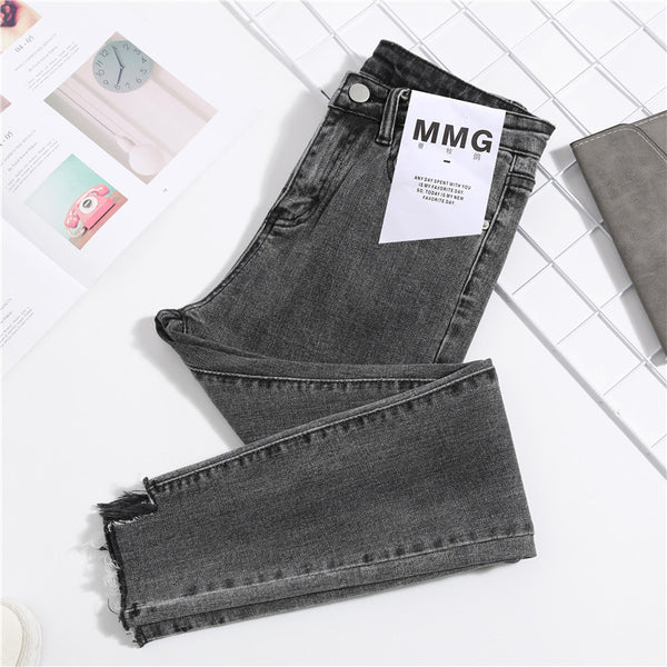Pantalones Skinny de Mezclilla Claros