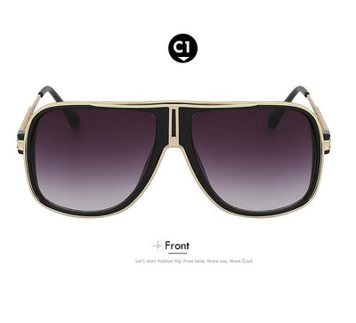 Gafas de Sol Cuadradas Doradas Premium para Hombre y Mujer