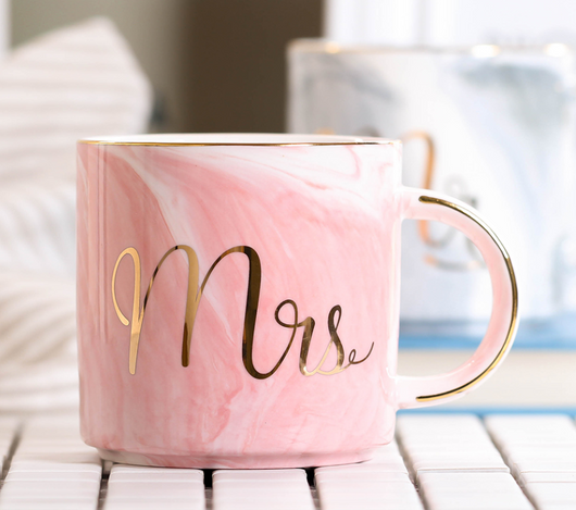 Taza de Cerámica Marmolada Nórdica - Vaso para Café y Leche - Image 9
