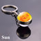 Solar System Planet Key Ring Sun