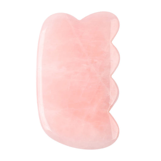 Herramienta Gua Sha de Cuarzo Rosa Natural para Masaje Facial y Corporal - Image 19