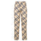 Pantalones Casuales a Cuadros Corte Recto