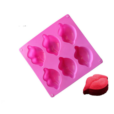 Molde de Silicona 3D de Labios con 6 Cavidades para Fondant y Chocolate - Image 6