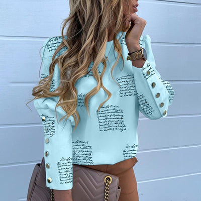 Camisa Estampada con Botones y Mangas Largas - Image 9