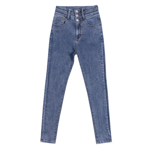 Pantalón Denim Slim Ajustado con Pie Elástico - Image 5
