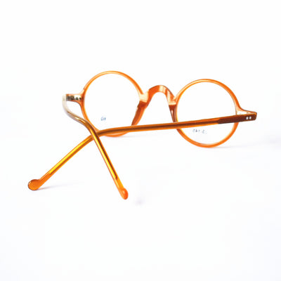 Gafas Vintage Redondas Naranja - Montura Clásica - Image 3