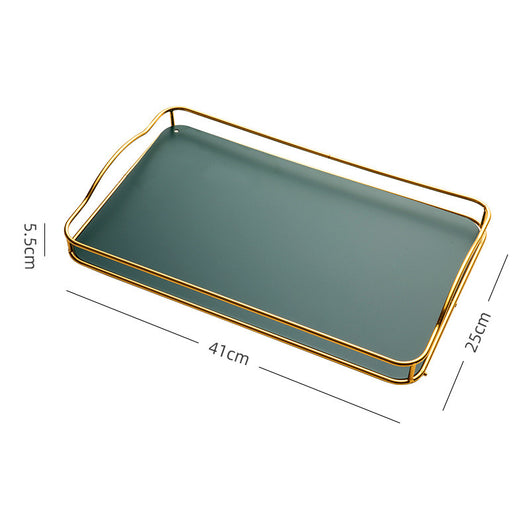 Bandeja Rectangular Organizadora de Té y Bebidas con Almacenamiento - Image 4