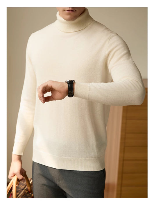 Suéter Cuello Alto Térmico para Hombre - Abrigo Casual Perfecto - Image 10