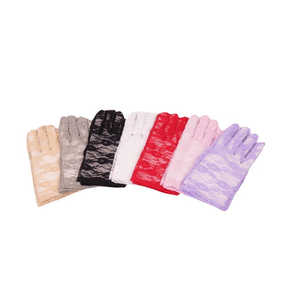 Guantes de Satén y Encaje Elegantes para Mujer - Image 4