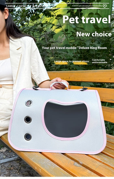 Bolsa Bandolera Transportadora para Mascotas - Gran Capacidad Transpirable - Image 9
