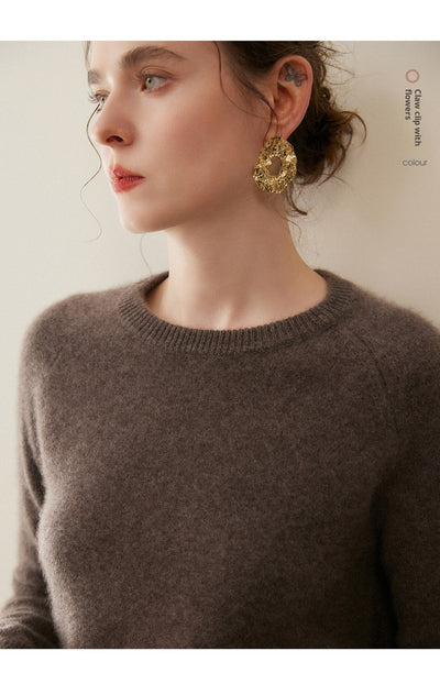 Suéter de Cachemir Puro para Mujer - Cuello Redondo - Image 25