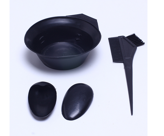 Kit Profesional de Tinte Capilar con Tazón Dosificador y Cepillo Aplicador