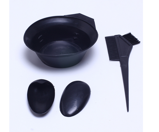 Kit Profesional de Tinte Capilar con Tazón Dosificador y Cepillo Aplicador