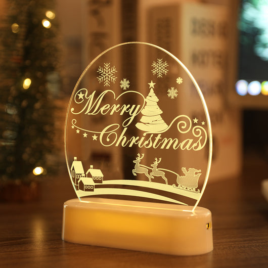 Luces LED Navideñas Santa Claus 3D - Decoración Navideña USB y Batería - Image 2