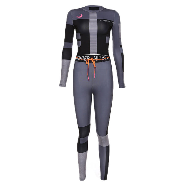 Conjunto Deportivo Mujer Manga Larga Estampado Multicolor - Image 13