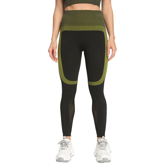 Traje de Yoga Levantador de Caderas sin Costuras con Diseño Hueco - Image 3