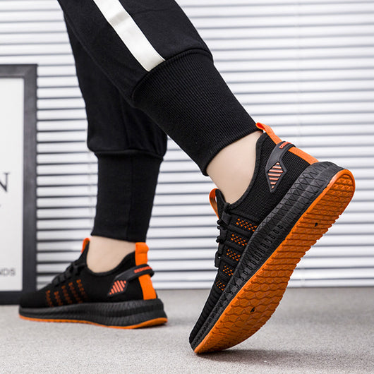 Zapatos Tejidos Voladores para Hombre - Comodidad Otoñal - Image 6