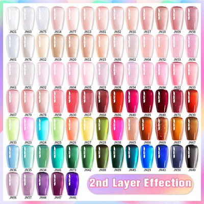 Esmalte de Uñas Gel UV Transparente Efecto Gelatina Fotocurable - Image 5