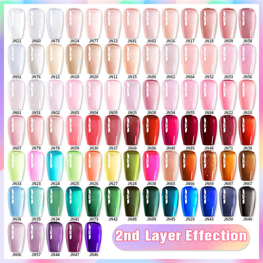 Esmalte de Uñas Gel UV Transparente Efecto Gelatina Fotocurable - Image 5